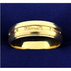 Unique Men's Wedding Band Ring