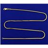 Image 1 : 18 1/4 Inch Snake Link Neck Chain