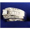 Image 2 : Men's 2 1/2ct TW Princess Cut Diamond Ring