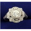 Image 1 : Antique Old European Cut Diamond Ring
