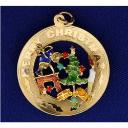 Colorful Merry Christmas Pendant