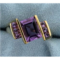 3.3ct TW Amethyst Ring