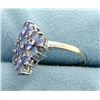 Image 2 : Tanzanite Ring in Flower Design