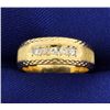 Image 1 : Diamond Wedding Band Ring With Unique Design