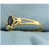 Image 2 : Natural Sapphire and Diamond Ring