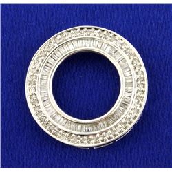 2ct TW Diamond Circle Pendant