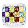 Image 2 : Natural Multi Gemstone Ring