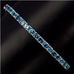 Natural London Blue Topaz 69.42 Carats Bracelet