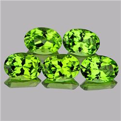 Natural AAA Green Peridot 7x5 MM - FL