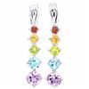 Image 1 : Natural Multi Gemstone EarRing