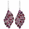 Image 1 : NATURAL PURPLISH PINK RHODOLITE GARNET Earrings