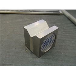 Small NTM Magnetic V-Block, Overall: 1  x 1  x 1 