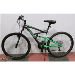HUFFY FULL SUSPENSION 18SPEED MOUNTAIN BIKE