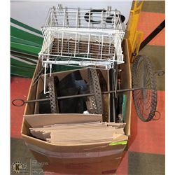 BOX OF RETAIL SUPPLIES INCL PRICING GUN, EXTRA