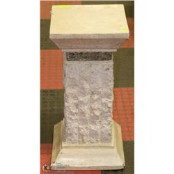 PEDESTAL PLANT STAND 24" TALL (CORNER DAMAGE)