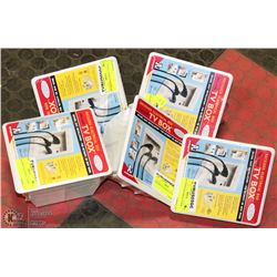 GROUP OF 5 RECESSED ELECTRICAL BOXES