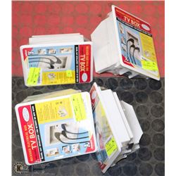 GROUP OF 4 NEW RECESSED ELECTRICAL BOXES