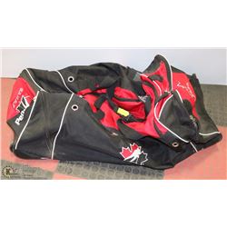 16) TEAM CANADA LARGE HOCKEY BAG.