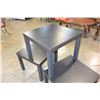 Image 2 : THREE BLACK ENDTABLES