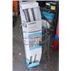 Image 1 : CHROME BATHROOM RACK AND DOUBLE SHOWER CURTAIN ROD