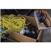 Image 1 : BOX OF ROPE AND POWER TOOLS