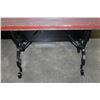 Image 2 : WROUGHT IRON BENCH AND PLANTSTAND