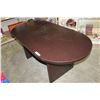 Image 2 : OVAL ESPRESSO FINISH TABLE