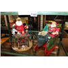 Image 1 : 2 SANTA FIGURES