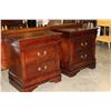 Image 1 : PAIR OF NEW CHERRY AVENZA 2 DRAWER NIGHTSTANDS