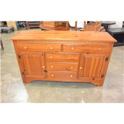 KINKAID RUSTIC PINE SERVING CABINET