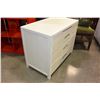 Image 2 : WHITE 3 DRAWER DRESSER