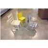 Image 2 : 2 KIDS WOOD CHAIRS AND ROCKER