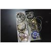 Image 1 : TWO TRAYS OF JEWELLRY AND POCKET WATCH ETC