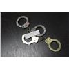 Image 1 : TWO PAIR OF VINTAGE HAND CUFFS