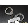 Image 2 : TWO PAIR OF VINTAGE HAND CUFFS