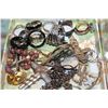Image 2 : BOX OF NATIVE JEWELLRY ITEMS AND TRAY OF RELIGIOUS ITEMS AND RINGS