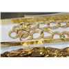Image 3 : THREE TRAYS OF GOLD TONE NECKLACES AND WATCH