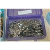 Image 1 : SMALL TOTE OF ESTATE RHINESTONE JEWELLRY