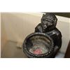 Image 2 : HEAVY BRONZED MONKEY FIGURE AND COW BELL