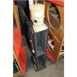 NOVELTY BART SIMPSON CD RACK