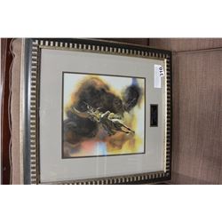 RUNS WITH THUNDER FRAMED PRINT BY BEV DOOLITTLE