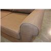 Image 3 : NEW HOME ELEGANCE MODDERN BROWN FABRIC PILLOW BACK LOVESEAT RETAIL $899