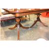 Image 2 : ANTIQUE WALNUT DUNCAN PHYFFE STYLE DINING TABLE WITH SIX CHAIRS BY GIBBARD