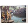 Image 2 : PAIR OF NEWLY FRAMED VINTAGE FLY FISHING PRINTS