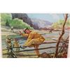 Image 2 : NEWLY FRAMED VINTAGE FLY FISHING PRINT