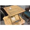 Image 1 : WOOD FOLDING GARDENIA TABLE