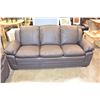 Image 2 : NEW BROWN LEATHER ASHLEY DESIGN SOFA AND LOVESEAT, CONTEMPORARY COMFORTABLE SEATING, RETAIL $2199