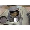 Image 2 : CAST IRON KETTLE AND TWO CAST IRON FRY PANS