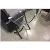 Image 1 : MODERN GLASSTOP ENDTABLE WITH MAGAZINE RACK AND FRAMED MOM SHADOWBOX