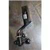Image 1 : NEW STAINLESS 4 INCH DROP 2 3/4 INCH RISE 6000LB HITCH WITH 2 INTERCHANGEABLE HITCH BALLS